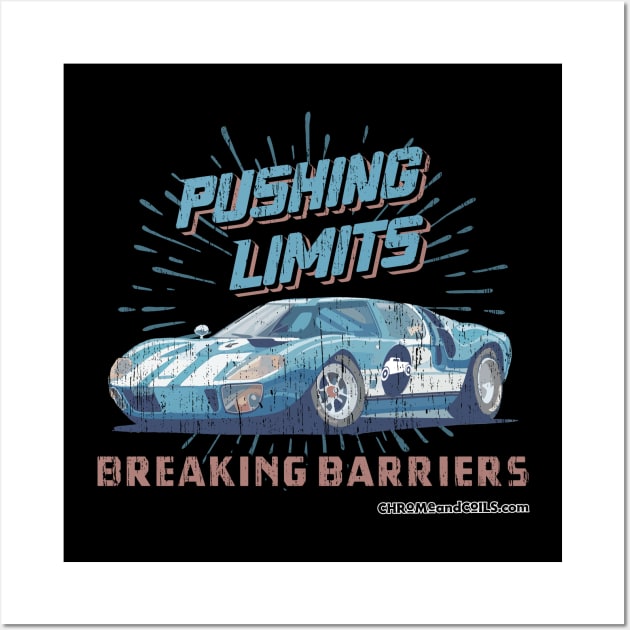 GT Pushing Limits 40 Breaking Barriers Wall Art by CC I Design
